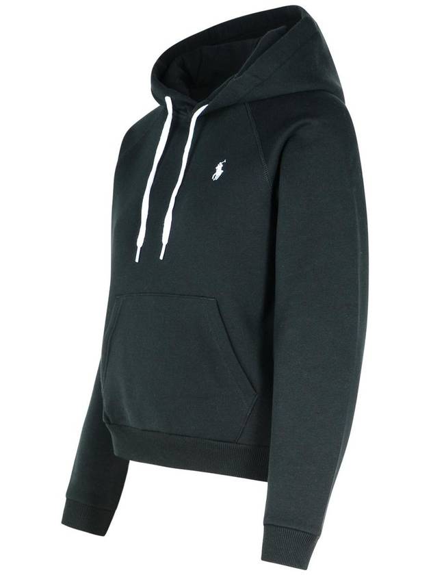 Embroidery Logo Hoodie Black - POLO RALPH LAUREN - BALAAN 3