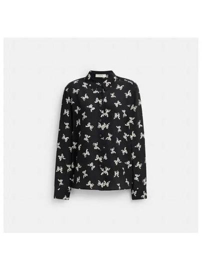 Printed Blouse Black - COACH - BALAAN 2