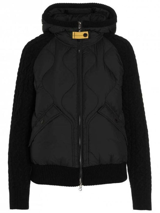 Women's Phat PHAT Hybrid Padded Jacket Black - PARAJUMPERS - BALAAN 1