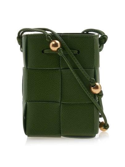 Cassette Intrecciato Mini Bucket Bag Avocado - BOTTEGA VENETA - BALAAN 2