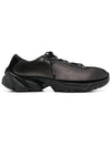 Clove Leather Low Top Sneakers Black - OUR LEGACY - BALAAN 1