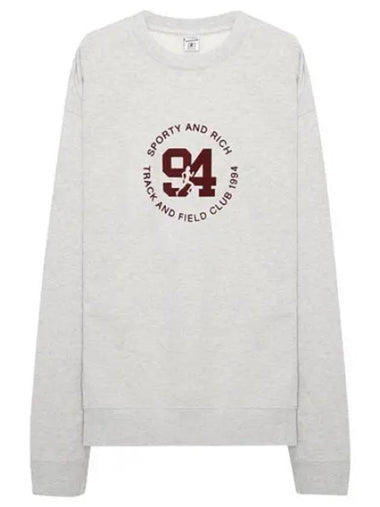 Track and Field Flock Crew Neck Men s Sweatshirt - SPORTY & RICH - BALAAN 1