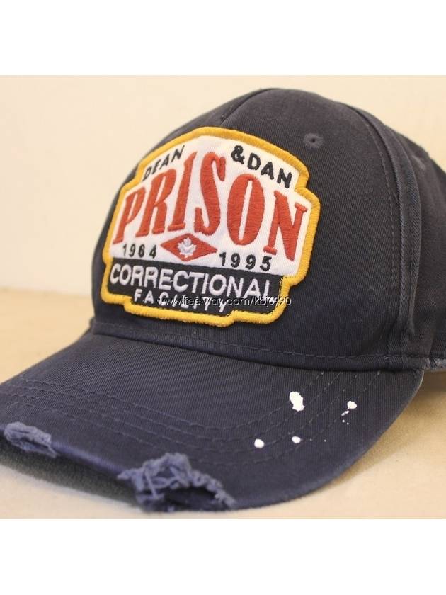 DQ PRISON embroidered logo square patch cap - DSQUARED2 - BALAAN 9