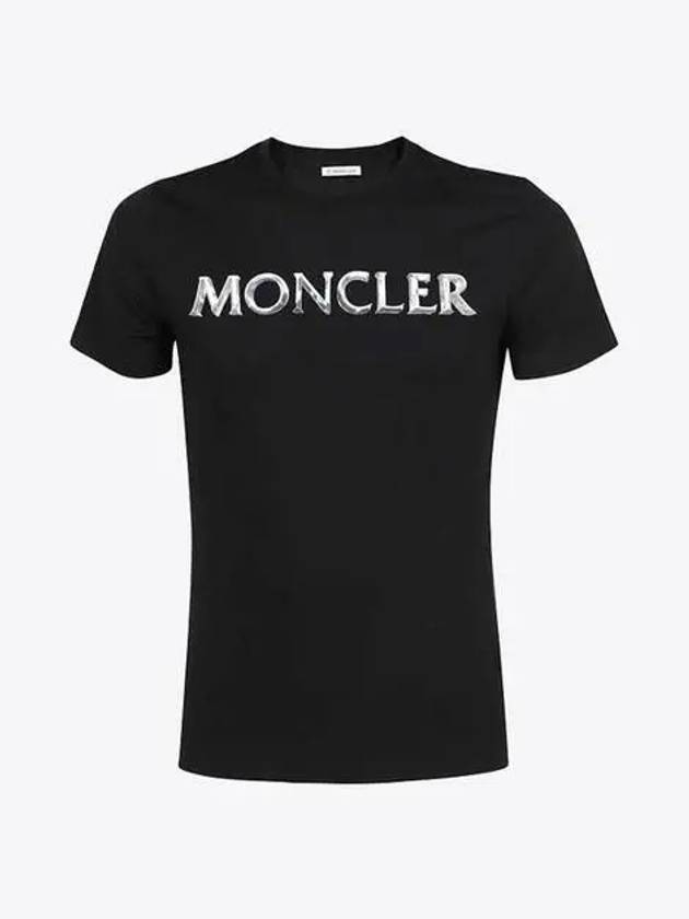 8C00015 829ET 999 Black Women’s Short Sleeve - MONCLER - BALAAN 1