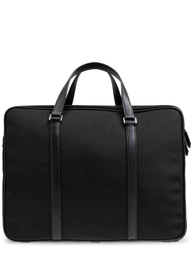 Logo Patch Brief Case Black - BALLY - BALAAN 3