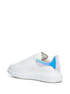 Oversized Smooth Calf Leather Sneakers White Shock Pink - ALEXANDER MCQUEEN - BALAAN 4