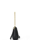 Matelasse Nappa Leather Shoulder Bag Black - MIU MIU - BALAAN 3