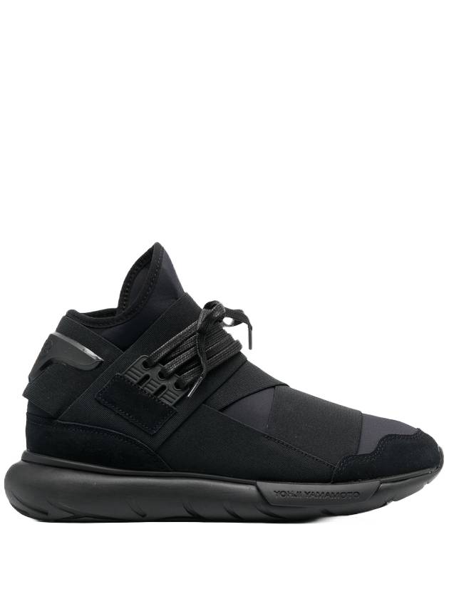 Qasa High Low Top Sneakers Black - Y-3 - BALAAN 1