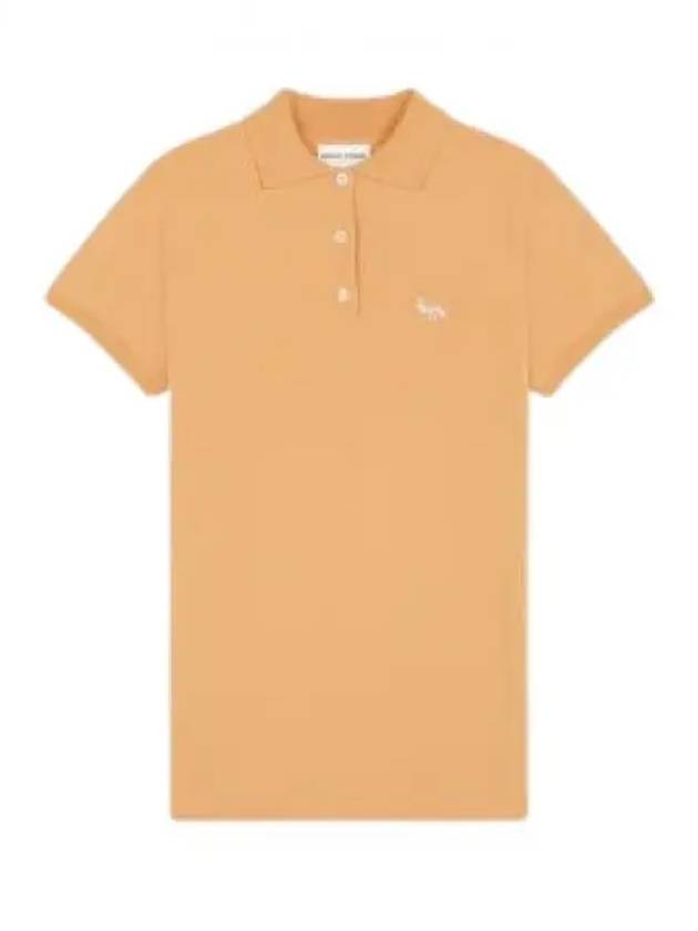 Baby Fox Patch Regular Polo Shirt Orange - MAISON KITSUNE - BALAAN 2