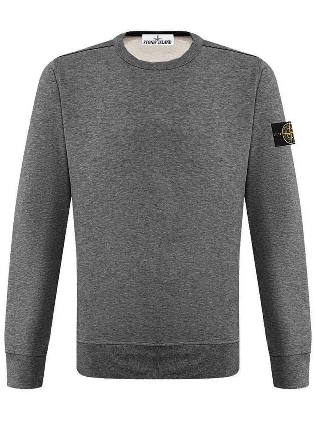 Waffen Patch Crew Neck Sweatshirt Grey - STONE ISLAND - BALAAN 2