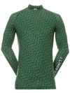 Men's Aello Soft Compression Print Long Sleeve T-Shirt Green - J.LINDEBERG - BALAAN 2