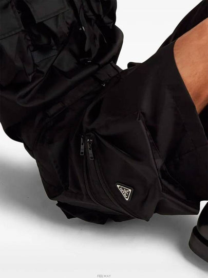 Re-Nylon Bermudas Shorts Black - PRADA - BALAAN 2