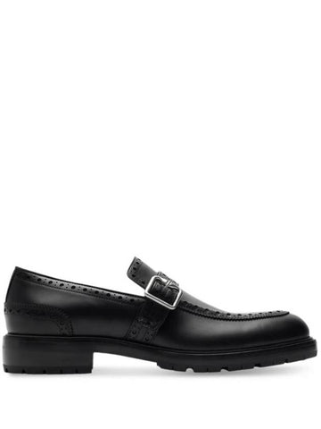 Soho Leather Loafers Black - BURBERRY - BALAAN 1