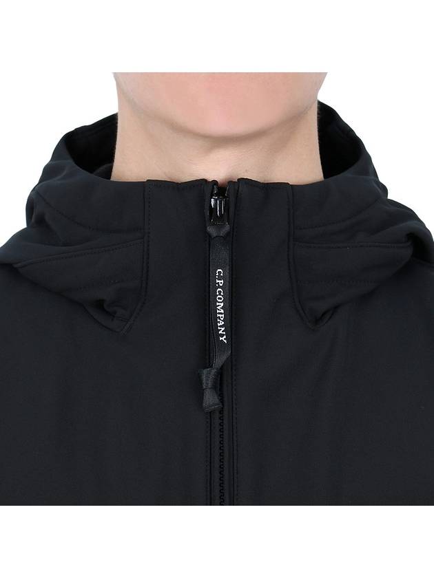 Shell-R Hooded Jacket Black - CP COMPANY - BALAAN 8