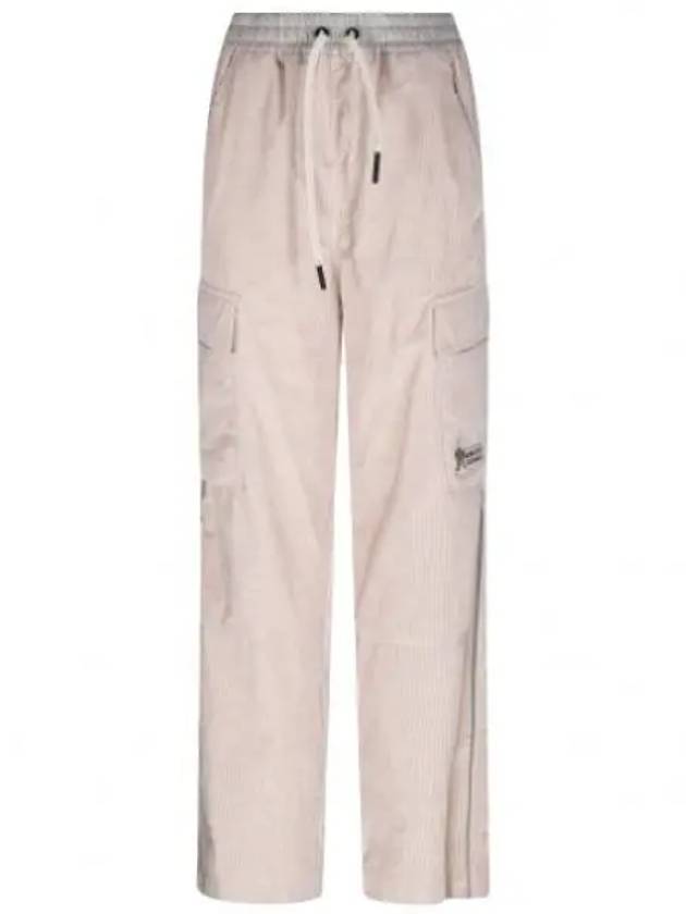 2A00002 597MN 21P Corduroy Jogging Pants - MONCLER - BALAAN 1