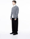 Men s M243OT02GR Dense Cable Collar Neck Knit Button Cardigan Gray - CHANCE'S NOI - BALAAN 6