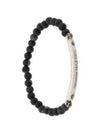 Logo Beads Bracelet Black - ALEXANDER MCQUEEN - BALAAN 2