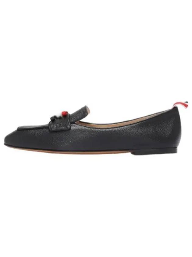 RWB Three Bow Calf Leather Flexible Sole Loafers - THOM BROWNE - BALAAN 1