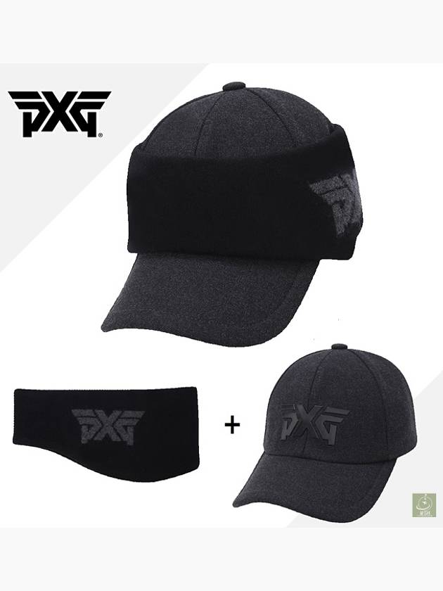 Golf hat ear warmer men s winter cold cap detachable set earmuffs earpiece weather - PXG - BALAAN 1