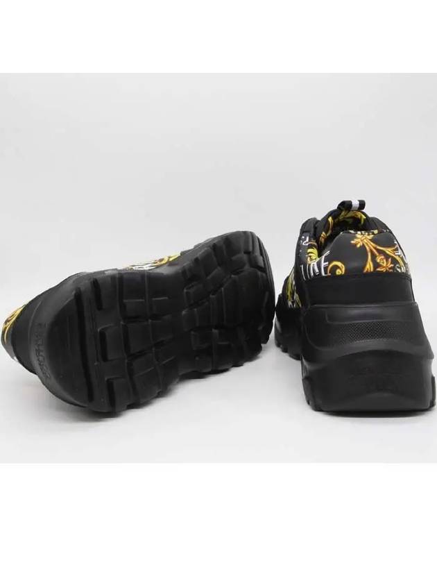 Logo Speedtrack Low Top Sneakers Black - VERSACE - BALAAN 7