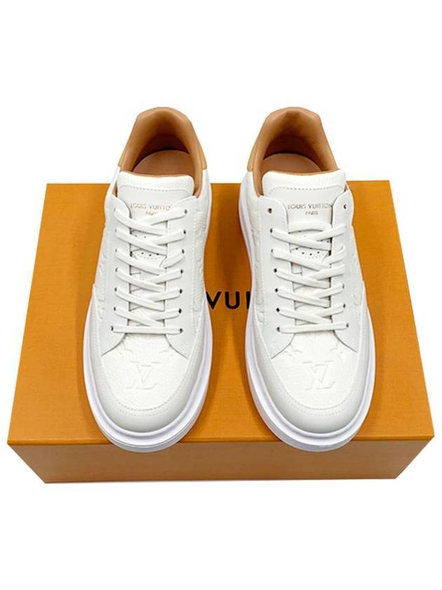 Beverly Hills Monogram Low Top Sneakers White - LOUIS VUITTON - BALAAN 2