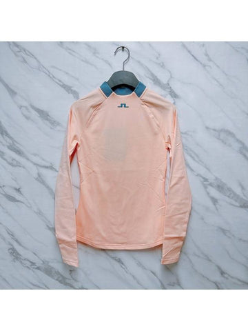 JLINDEBERG Pink Eleanor Long Sleeve Golf Top GWJT04630 - J.LINDEBERG - BALAAN 1