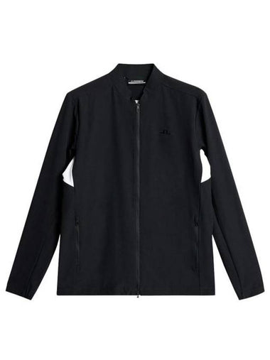 KV Hybrid Zip-Up Jacket Black - J.LINDEBERG - BALAAN 1