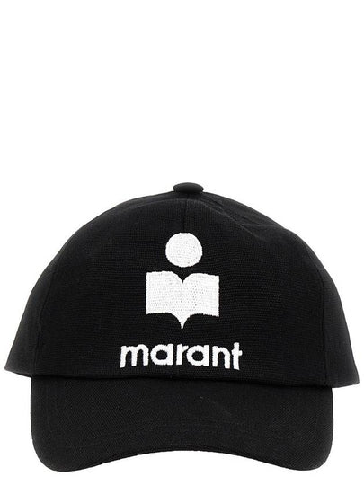 Tyron Logo Cotton Ball Cap Black - ISABEL MARANT - BALAAN 2