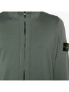 Wappen Patch Cotton Zip-Up Cardigan Dark Green - STONE ISLAND - BALAAN 6