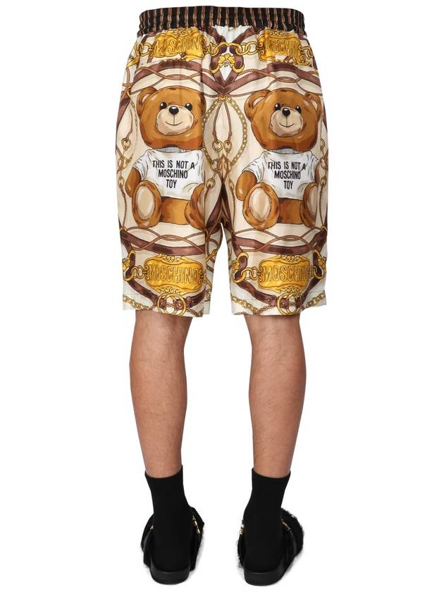 Men's Teddy Bermuda Shorts - MOSCHINO - BALAAN 5