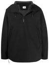 Lens Wappen Half Zip Up Anorak Black - CP COMPANY - BALAAN 2