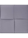 Intrecciato Lambskin Calfskin Card Wallet Case Oyster - BOTTEGA VENETA - BALAAN 7