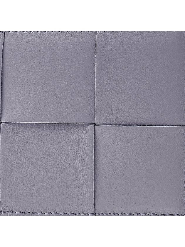 Intrecciato Lambskin Calfskin Card Wallet Case Oyster - BOTTEGA VENETA - BALAAN 7