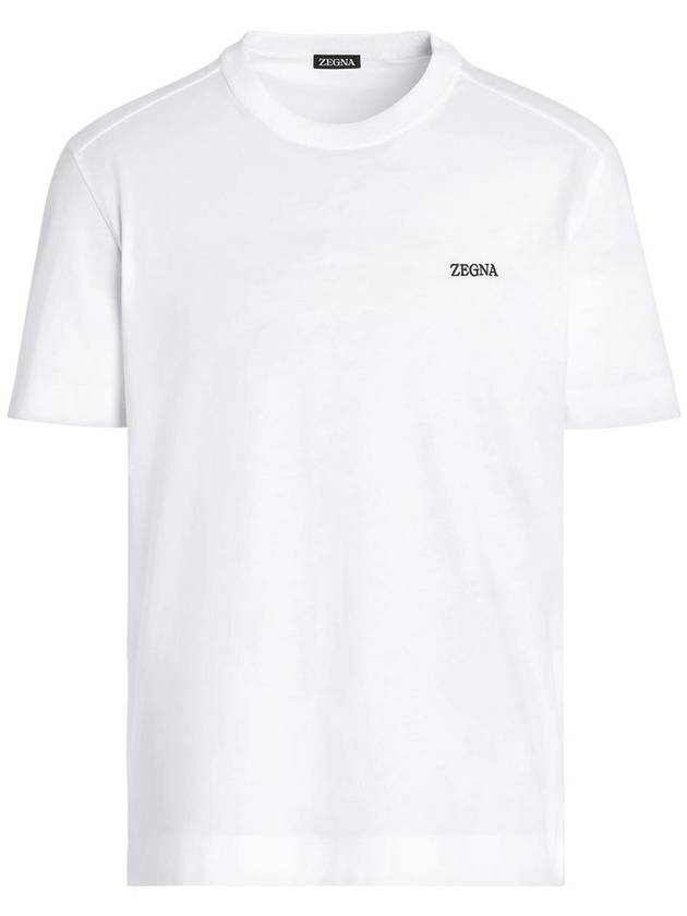 Zegna Pure Cotton T-Shirt Clothing - ERMENEGILDO ZEGNA - BALAAN 1