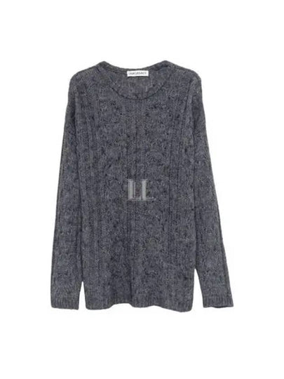 Popover Round Neck Knit Top Stormy Blue - OUR LEGACY - BALAAN 2