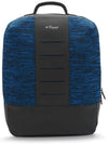 Dupont Jet Millennium Black and Blue Rubber and Canvas Backpack 195001 - S.T. DUPONT - BALAAN 1