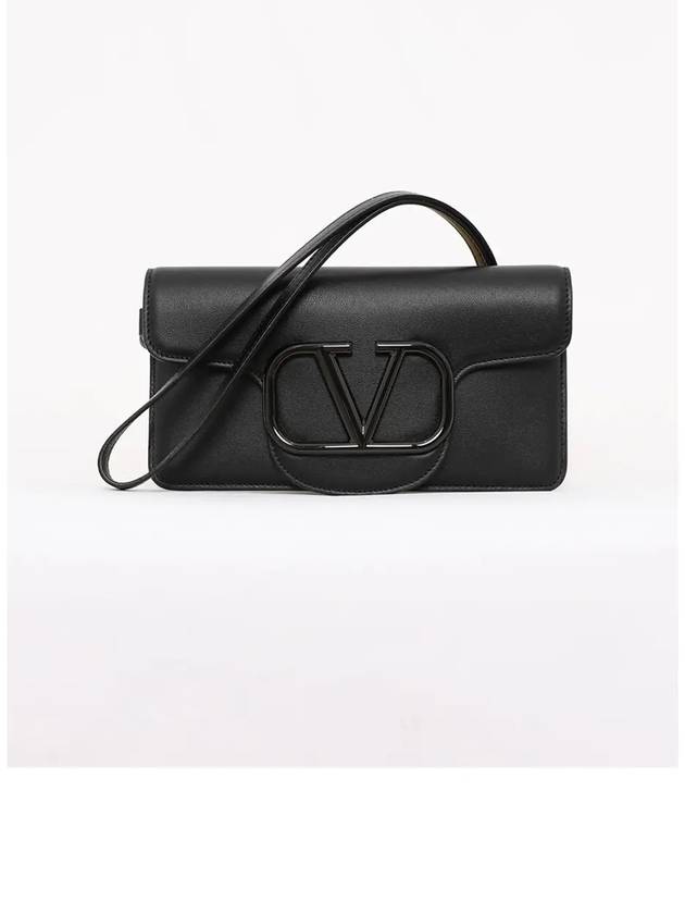 V Logo Clutch Bag Black - VALENTINO - BALAAN 3