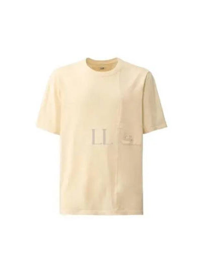 20/1 Jersey Pocket Short Sleeve T-Shirt Beige - CP COMPANY - BALAAN 2