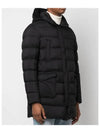 hooded knit trim padded coat - HERNO - BALAAN 6