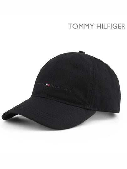 Classic Logo Lettering Ball Cap Black - TOMMY HILFIGER - BALAAN 2