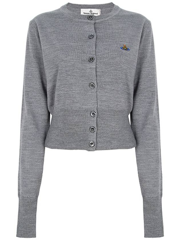 Bea Cropped Cardigan Grey - VIVIENNE WESTWOOD - BALAAN 2