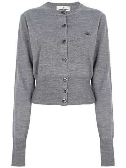 Bea Cropped Cardigan Grey - VIVIENNE WESTWOOD - BALAAN 2