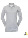 Dri Fit Victory Long Sleeve Polo Shirt Grey - NIKE - BALAAN 2