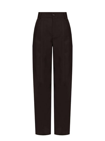 Grande Poudre Wide Pants Black - SAINT LAURENT - BALAAN 1