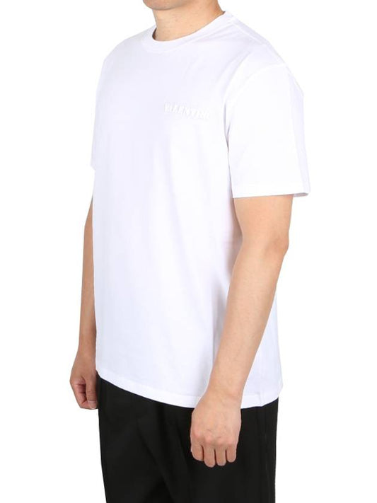 Logo Short Sleeve T-Shirt White - VALENTINO - BALAAN 2
