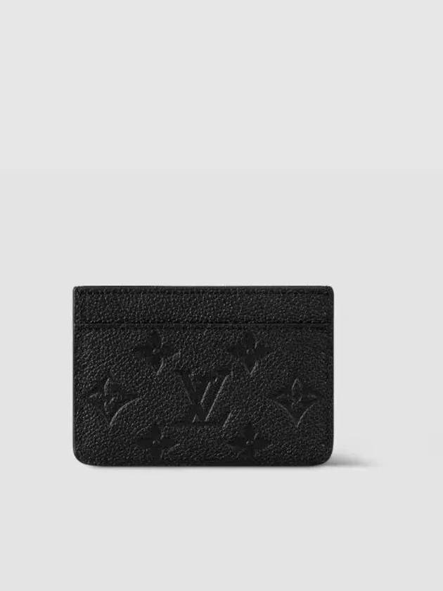 Monogram Empreinte Card Wallet Black - LOUIS VUITTON - BALAAN 7