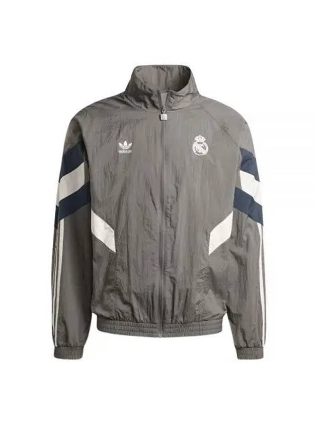 Real Madrid Original Track Jacket Gray - ADIDAS - BALAAN 1