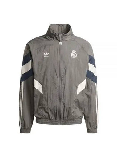 Real Madrid Original Track Jacket Gray - ADIDAS - BALAAN 1