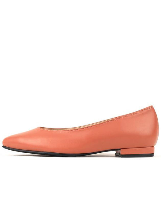 Mocha Flat Shoes Coral - LECHROMAQI - BALAAN 1