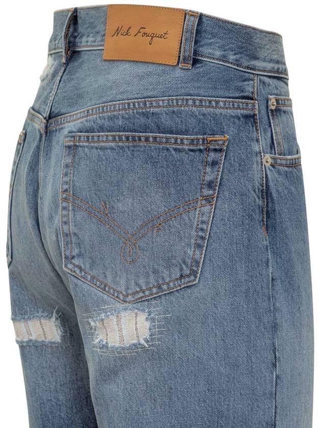 Nick Fouquet Jeans With Embroidery - NICK FOUQUET - BALAAN 4